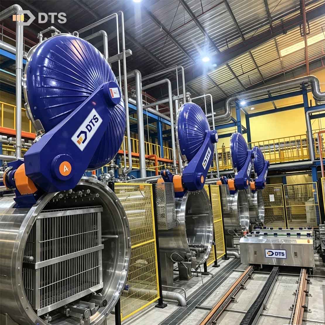 Why is on-site commissioning crucial to the success of food processing projects?