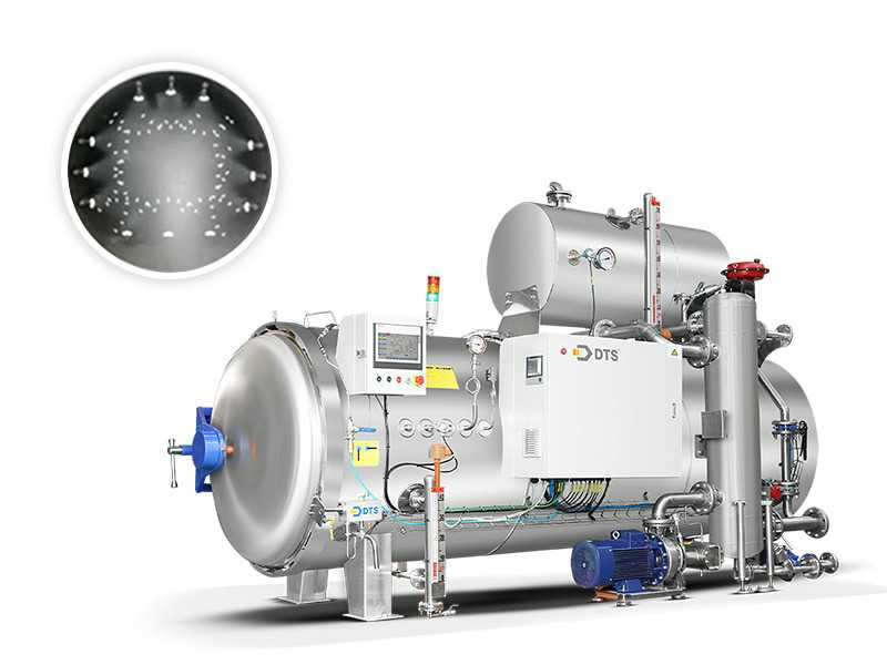 Water Spray Retort Machine for pre-cooked vegetable sterilization Water Spray Retort Machine for pre-cooked vegetable sterilization
